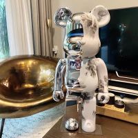 Bearbrick 400% รุนแรงหมี Bearbrick ฐานภูเขาที่ว่างเปล่า2กรัมน้ำเล่นของเล่นที่ทำด้วยมือเครื่องประดับระดับไฮเอนด์