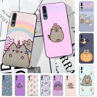 {Taoyitao เคส} P-Pusheen เคสสำหรับหัวเหว่ยโทรศัพท์ P 8 9 10 20 30 40 50 Pro Lite Psmart Honor Lite 70 Mate 20Lite