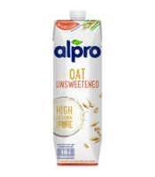 Alpro Oat Milk Unsweetened อัลโปร นมข้าวโอ๊ต รสจืด 1000ml.