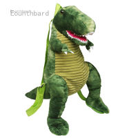 Eounthbard 3D กระเป๋าสะพายไดโนเสาร์การ์ตูนสัตว์น่ารัก Plush กระเป๋าเป้สะพายหลังไดโนเสาร์สำหรับเด็ก