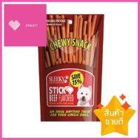 ขนมสุนัข SLEEKY CHEWY STICK BEEF FLAVOR 175 ก.CHEW STICK SLEEKY BEEF FLAVOR 175G **มีบริการชำระเงินปลายทาง**