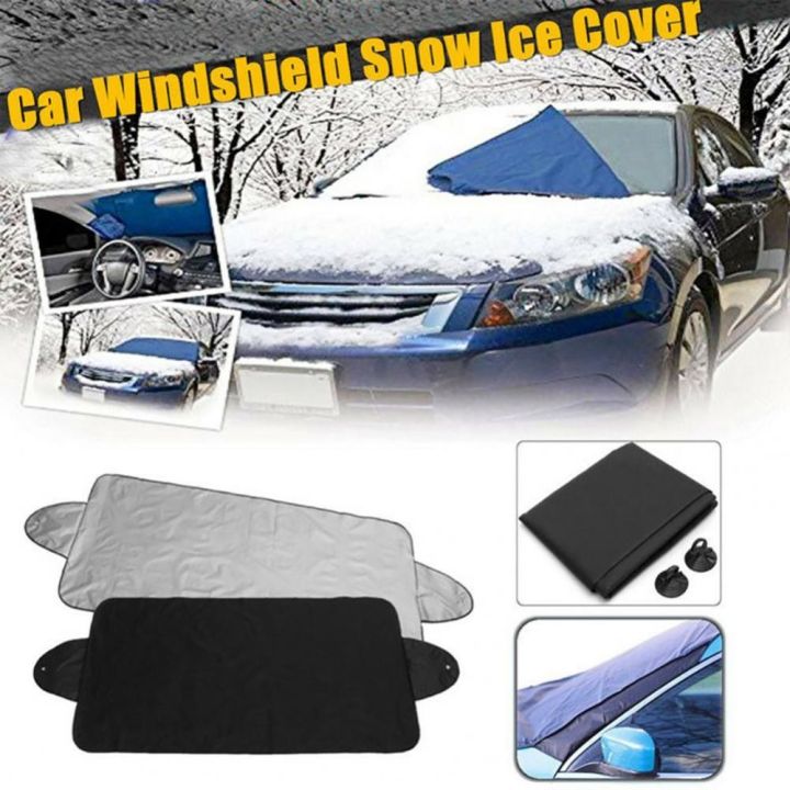 VL33H Heat Protection Winter Dustproof UV-Protection Windproof Sunshade  Cover Front Windshield Cover Window Guard Screen Car Snow Ice Protector Car Windscreen  Cover