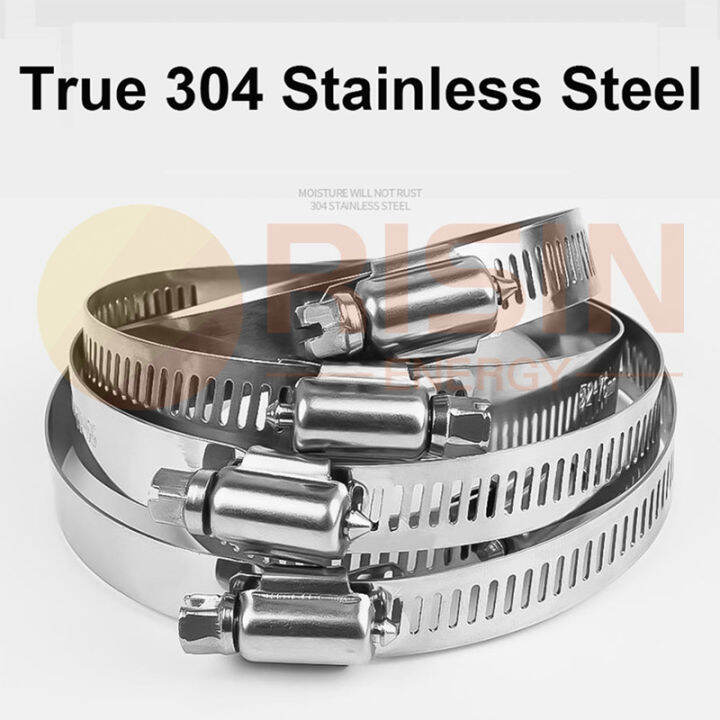 Commonly Use RISIN 304 Stainless Steel Throat Band Cable Tie Width 12MM