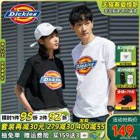 ☂♠Dickies เสื้อยืดแขนสั้นผู้ชายอินเทรนด์แบรนด์คู่พิมพ์ลายคอกลมฝ้ายบริสุทธิ์ฤดูร้อนและฤดูใบไม้ผลิร้านเรือธงเว็บไซต์ทางการของผู้หญิง