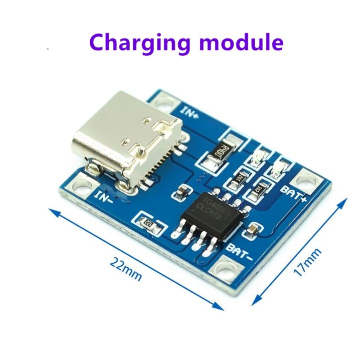 yf-3-7v-lithium-battery-charger-5v-1a-charging-two-in-one-module-usb-type-c-protection-board