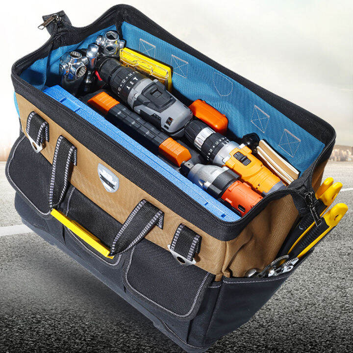 yld-upgrade-tool-bag-14161920-inch-electrician-bag-1680d-oxford-waterproof-wear-resistant-strong-tool-storage-toolkit