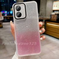 เคสกลิตเตอร์สำหรับ IQOO Z7x 5G เคสโทรศัพท์2023 IQOOZ7x ฝาหลังอ่อนนุ่มซิลิโคน TPU ยืดหยุ่นแวววาวเคสกันกระแทกมือถือไล่ระดับสีเลนส์กล้องถ่ายรูปป้องกัน