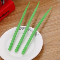 EINC033421ปากกาบอลพอยท์ใบไม้สีเขียว25ชิ้นพร้อมฝาปิด25ชิ้นเหมือนหญ้าปากกาเป็นกลาง Biros หมึกดำบ้าน