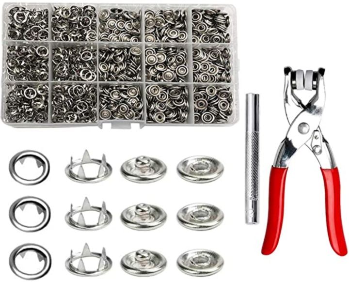 360-sets-stainless-steel-ring-prong-snap-kit-tool-metal-cap-ring-prong-snap-sewing-clothes-shoes-hat-backpack-diy-handicrafts