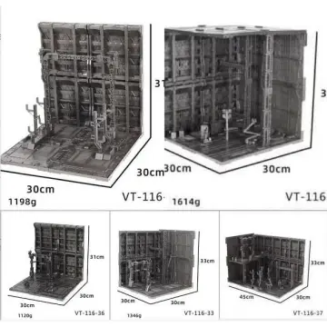 Gundam Model Kit Anime Figure 1/144 Universal Platform Hangar