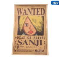 Retro Anime Poster Portgas·D· Ace Wanted Posters Wall Decor Arts