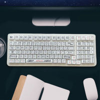 125 Keys XDA หมวกกุญแจญี่ปุ่นอังกฤษรัสเซียปุ่มกด PBT  สำหรับแป้นพิมพ์เชิงกลสำหรับเล่นเกมสวิตช์ MX เชอร์รี่61/68/87/104/108คีย์