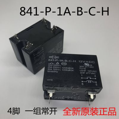 (ใหม่-ของแท้) ความ841-P-1A-B-C-H 12VDC ใหม่เดิม4ฟุตปกติปกติหนึ่ง30A เชื่อมเท้า