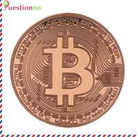 {Questionno} Bitcoins ทางกายภาพชุบทองเก็บเหรียญสำหรับของขวัญปีใหม่ของที่ระลึกตกแต่ง