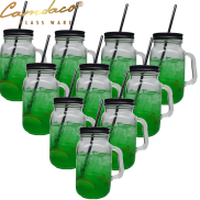 Bộ 10 Ly Cốc Thủy Tinh Uống Trà Sữa 630ML CAMDACO GLASS WARE