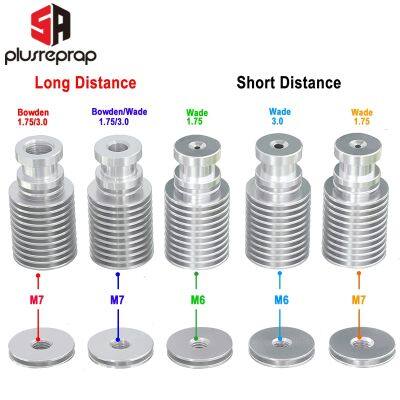 V6ท่อทำให้เย็นเครื่องอัดรีดหัวเหล็กรูปตัวเจสำหรับ3D ยาวหรือระยะทางสั้นๆขนาด1.75มม. 3.0มม.