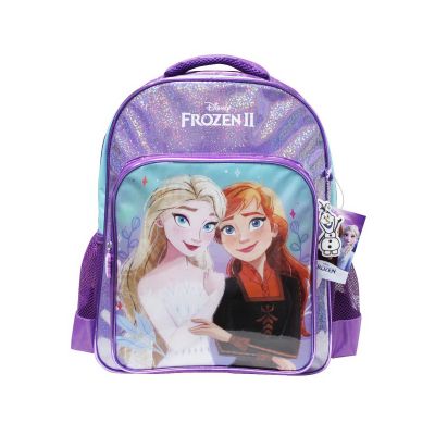 กระเป๋าเด็ก KIDS BAG กระเป๋าเป้เด็ก กระเป๋านักเรียน สินค้าขายดี ลายการ์ตูนลิขสิทธิ์แท้ กระเป๋าเป้ 15 นิ้ว Frozen FZ91 860