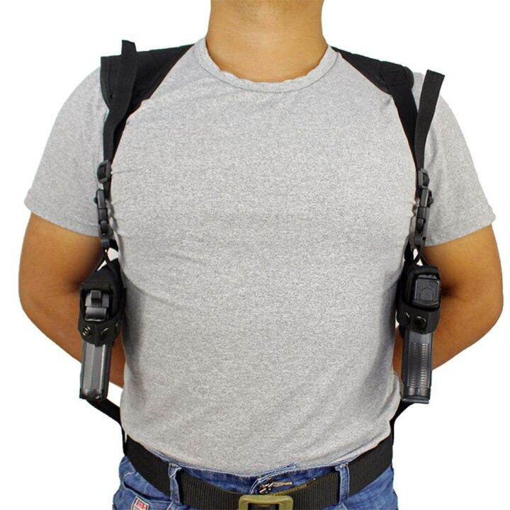 Double Shoulder Waist Pack Tactical Shoulder Strap Concealed Shoulder ...