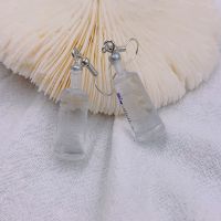 Fashion Vodka Earring Creative Simulation of Mineral Bottles Earrings Cute Handmade Earrings Womens Jewelry Cups  Mugs Saucers