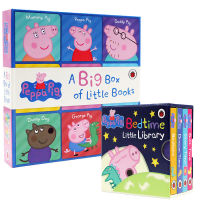 The original English version of the picture book Peppa Pig A Big Box of Little Books piggy pink piggy girl Peppa Pig Bedtime Peppa two little book palm book