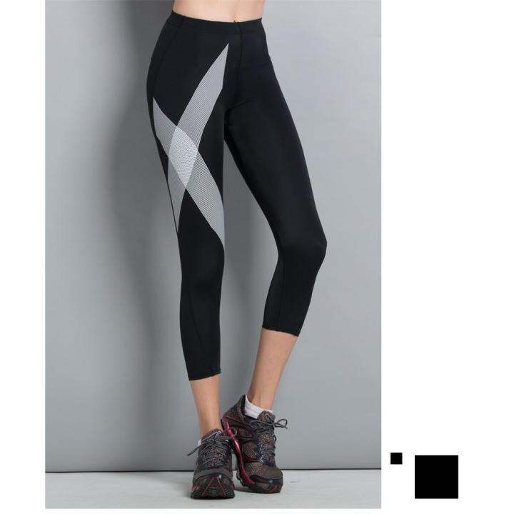 กางเกงรัดกล้ามเนื้อ-evs-women-compression-3-4-tights-move