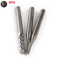 【hot】◐❈ 6PCS 1/8 Shank PCB Router Bit Corn Milling Cutter 1.0/1.5/3.175mm Tungsten Alloy End Mill Engraving Bits