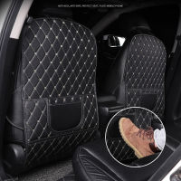 Anti-Child-Kick Pad for Car PU Leather Seat Back Protector Cover Waterproof Universal Accessories Interiors Anti Mud Dirt Pads