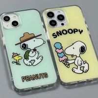 เคสไอโฟน การ์ตูนน่ารัก Snoopy ภาพประกอบ เหมาะสำหรับ iPhone14promax เคสมือถือ Apple 13 11 niche 12 แบบใหม่