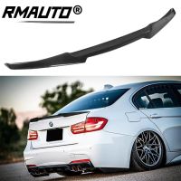 RMTECH For BMW F30 F80 M3 2013-2018 Rear Trunk Spoiler Wing Carbon Fiber M4 Style Rear Wing Spoiler Lip Glossy Black Car Styling