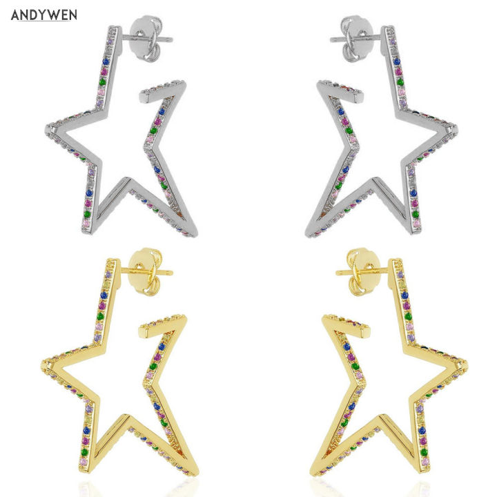 andywen-100-925-sterling-silver-gold-rainbow-colorful-zircon-hoops-circle-rock-punk-luxury-jewelry-for-european-ohrringe