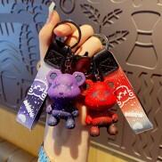 Móc khoá bearbrick treo trang trí chìa khoá phụ kiện balo túi xách kute dễ
