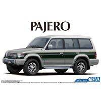 Aoshima 05710 1/24 Mitsubishi Pajero Super Superhero 91 SUV อุปกรณ์กีฬาสำหรับยานพาหนะรถ Hoy โมเดลแปลนอาคารของเล่นพลาสติก