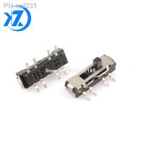 10Pcs MINI Miniature SMD SMT Side Slide Switch 2P3T 8 Pin 3 Position Toggle Switches Handle high 2mm