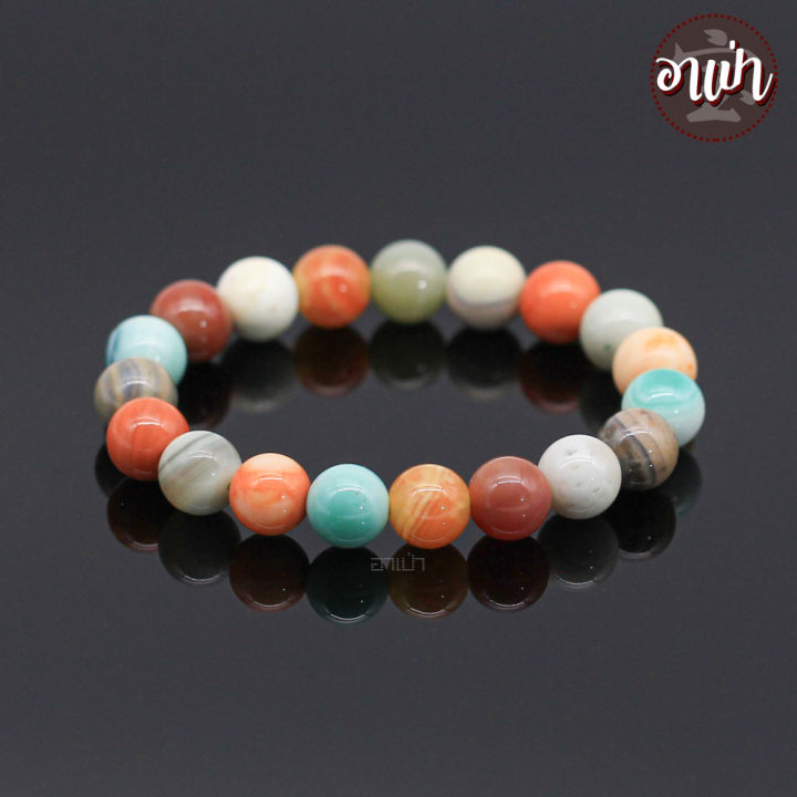 อาเป่า-หินเซอคัสอาเกต-สีธรรมชาติ-จากอาลาซาน-alashan-agate-ขนาด-10-มิล-คัดหิน-หินแท้-100-กำไลหินนำโชค-หินมงคล-หินอาเกต-หินสีพาสเทล