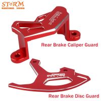 CNC Motorcycle Rear Brake Disc Guard Protector Cover For HONDA CRF250R CRF450R CRF450RX CRF250X CRF450X CRF 450R 250X 2004-2017