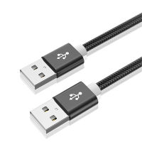 SHOMI สายต่อสาย USB สำหรับกล้อง Webcom ความยาว1ม./1.5ม./2ม. แบบฮาร์ดดิสก์ USB ต่อ USB อุปกรณ์เสริม USB ต่อเปลี่ยนเป็น USB เพศผู้ตัวผู้