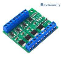 แอมพลิฟายเออร์ MOS 4ช่องสัญญาณ PLC,โมดูลไดรเวอร์ PWM 3-20V เป็น3.7-27V DC 10A