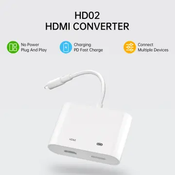 1080P HDMI Cable Digital HDTV Adapter for Apple iPhone XR/XS 8 7 6