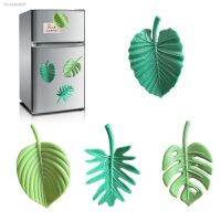 ●♗ 4Pcs/Pack Creative Green Turtle Leaf Fridge Magnet for Kitchen Message Board Refrigerator Magnet Sticker Gift Home Decoration