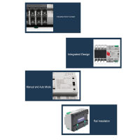 สวิตช์ถ่ายโอนพลังงานอัตโนมัติแบบคู่ AC 110V 80A ตัวควบคุมสวิทช์ไฟโหมดอัตโนมัติแบบแมนนวลสำหรับโรงงาน