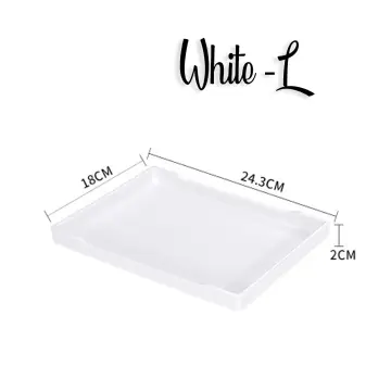 Restaurant Hotel Wood Grain Pattern Rectangle Shape Food Drinks Serving Tray - Wooden Color