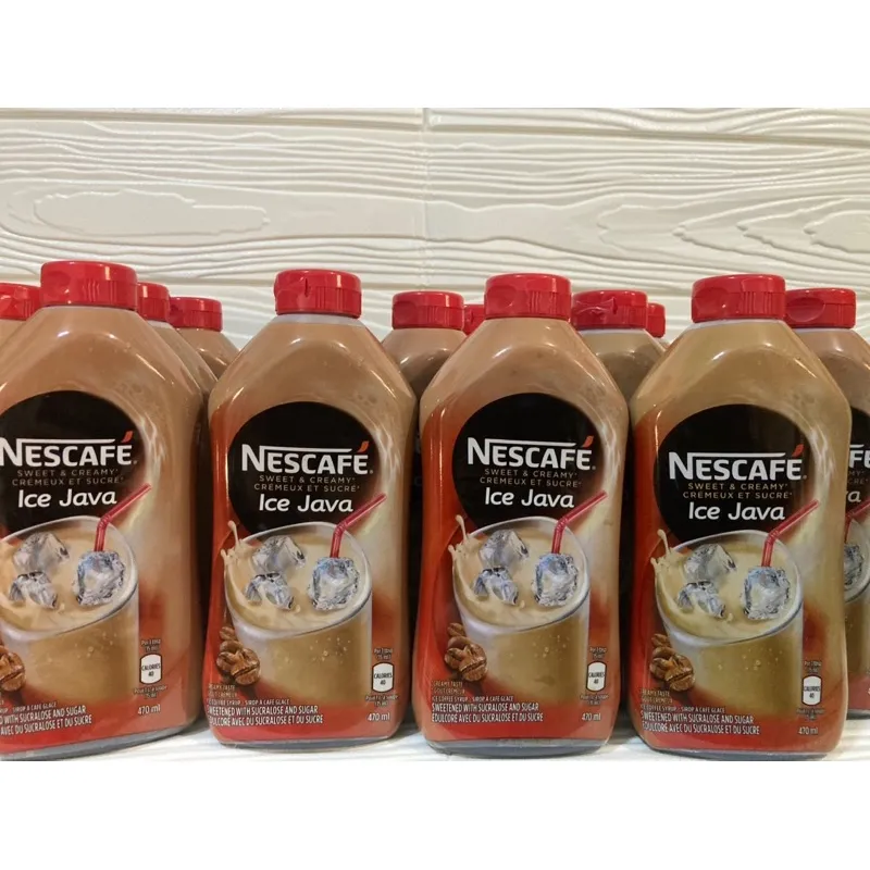 Nescafe Ice Java Coffee Syrup 470ml - Pack of 2 - Imported from Canada 