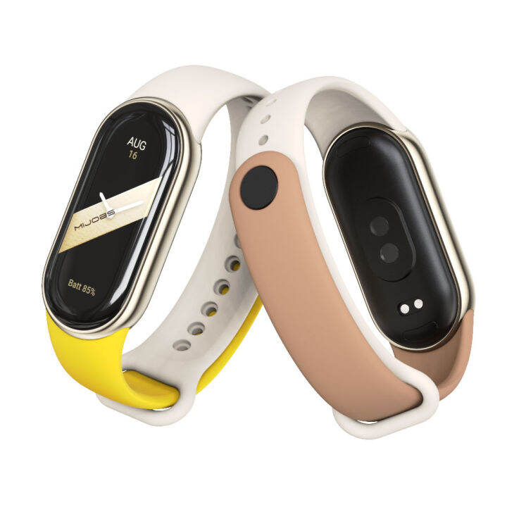 สายรัดสำหรับ-mi-band-8สร้อยข้อมือสำหรับ-xiaomi-smart-band-8-nfc-smartwatch-กีฬาสายรัดข้อมือยางซิลิโคน-correa-miband-8สาย