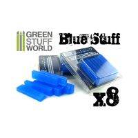 Blue Stuff Mold 8 bars ตัวหล่อพิมพ์ แบบหล่อซ้ำใหม่ได้ ด้วยน้ำร้อน