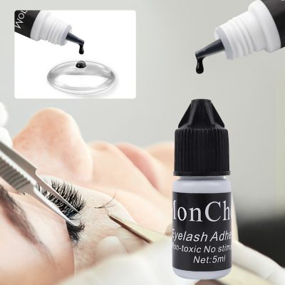 5ml Semi-permanent Black Eyelash Extension Glue Waterproof Fast Drying Strong for DIY Grafting Eyelash Extension Adhesivos Lash Adhesives Tape
