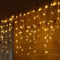 New Year Decoration House 5M 216leds Icicle String Lights Flashing Wave 0.5-0.7m Droops Festoon LED Lights EU Plug Home Decor