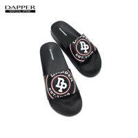 DAPPER รองเท้าแตะ DP Logo Stamp Pool Slide Sandals สีดำ/แดง