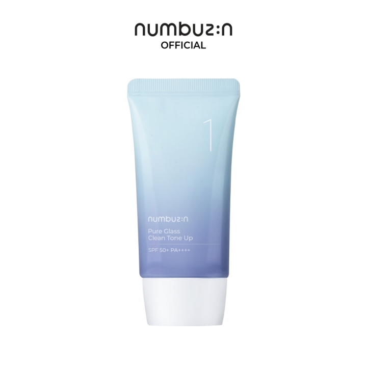 Sunscreen numbuzin No.1 Pure Glass Clean Tone Up SPF50+ PA++++ (50ml ...