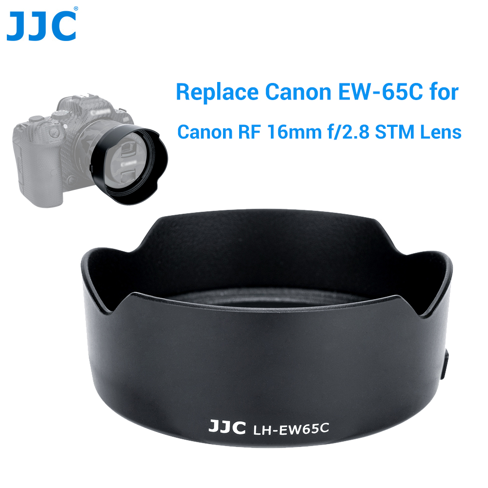 Jjc Reversible Parasol Para Canon F2.8 Macro STM RF 16mm Lente en Canon R5 R6 RP 