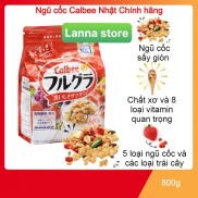 Ngũ cốc Calbee ăn kiêng giảm cân Nhật Bản mix hoa quả trái cây sữa chua